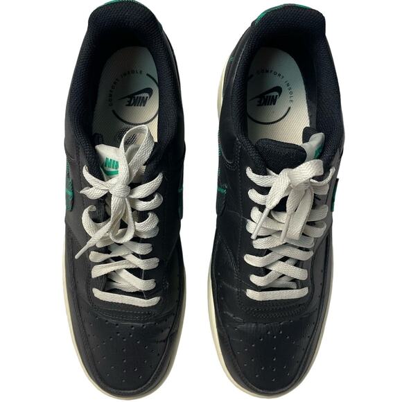 Rare - Men's Nike Court Vision Low Shoes Sneakers Black Green Red Cream Size 12 - Picture 3 of 7